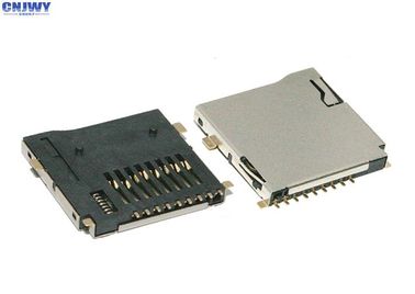 TF External Welding Micro SD Card ConnectorHolder 9 PIN Four Feet Self Shell Type