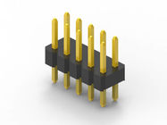 DIP Male Pin Header Connector 2mm Pitch Dual Row Brass Contact Material