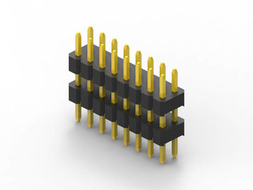 Gold Flash Straight Pin Header , Printed Circuit Board Surface Mount Pin Header