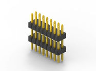 1.00mm pin header Single row R/A double plastic applied in navigation