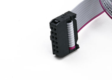 LED Display Signal Flexible Ribbon Cable , PVC Insulation 20 Pin Idc Cable Assembly