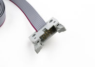 2 * 5 Pins IDC Ribbon Cable Assemblies , 2.54 Mm Pitch Ribbon Cable  PVC Material