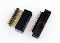 2.54mm Pitch Board To Cable Connectors , Male Pin Board To Wire Connector