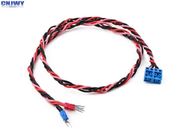Custom Auto Wiring Harness With 3.81mm 2 Pin Terminal Block UL1007 18AWG Wire