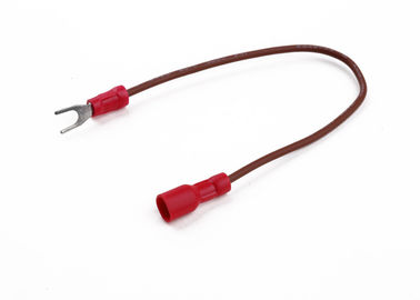 Durable Electrical Cable Assemblies Receptacle Red Vehicle Wiring Harness