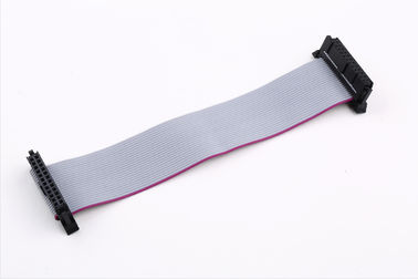 2.54mm Pitch Flat Ribbon Cable Assembly Assembly With Butterfly Hook PVC Cable