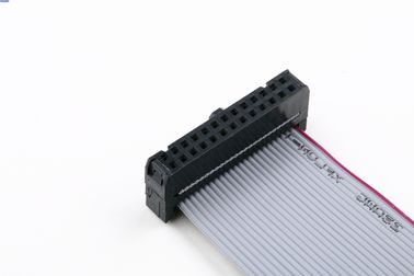 2.54mm Pitch Flat Ribbon Cable Assembly Assembly With Butterfly Hook PVC Cable