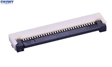 Flexible Printed Circuit Connector , FFC FPC Connector 0.5mm Horizontal Down Connect