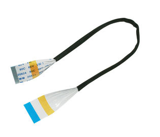 Custom 1mm Pitch Ribbon Cable , 30 Ways A Type Shielded Flat Flex Cable