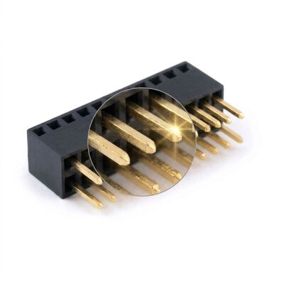 2.54mm Pitch High Current 5A Dual Contact Female Header Connector Power PCB Socket