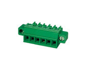 Plugable Terminal Block Connector CPT 3.81mm Pitch 1*10P Green PA66 SN Plated 30-16AWG