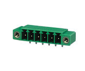 PA66 SN Plated Plug In Terminal Block CST 3.50mm Pitch DIP Wafer H 12.7mm With Flange