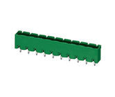 Green Terminal Block Connector Pluggable 1*13P PA66 SN Plated DIP Wafer H15.9mm