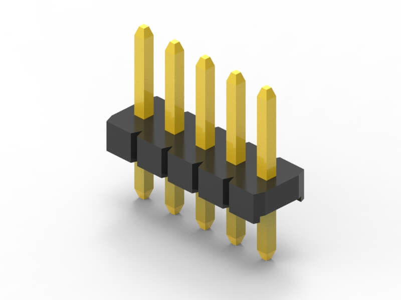 1.27mm pin header Single row Shenzhen manufacturer applied in Multimedia
