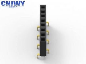 PCB Break Away Female Headers , 2.54 Mm Female Header Contact Resistance 20mΩ Max