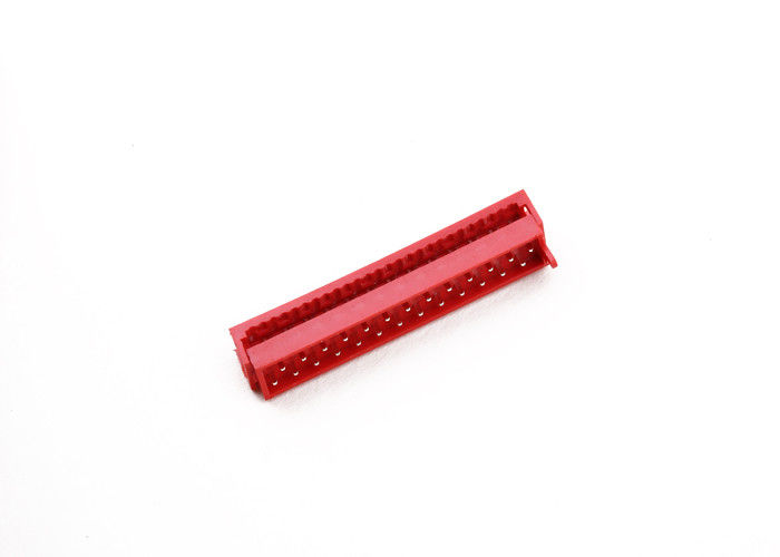 Micro Match IDC Cable Connector 1.27 Mm 06 Ways Red Color PA46 Insulation