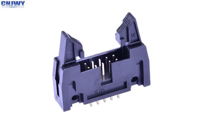 Black PCB Wire To Board Connectors Gold Flash 1000MΩ Min Insulation Resistance: