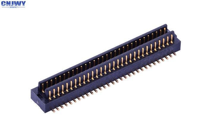 0.8 Mm Board To Board Connector , Double Slot Printed Circuit Board Connector