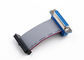 D Sub 15 Ways Female 14 Pin Ribbon Cable , Custom 2mm Pitch Hard Disk Data Cable