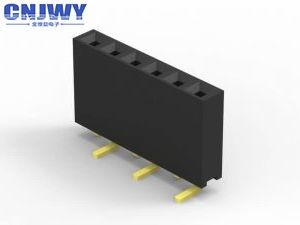 Square Pin Header Cable Square Pin PCB Header Connector 2 Pins To 50 Pins 2.54mm Pitch For Computer