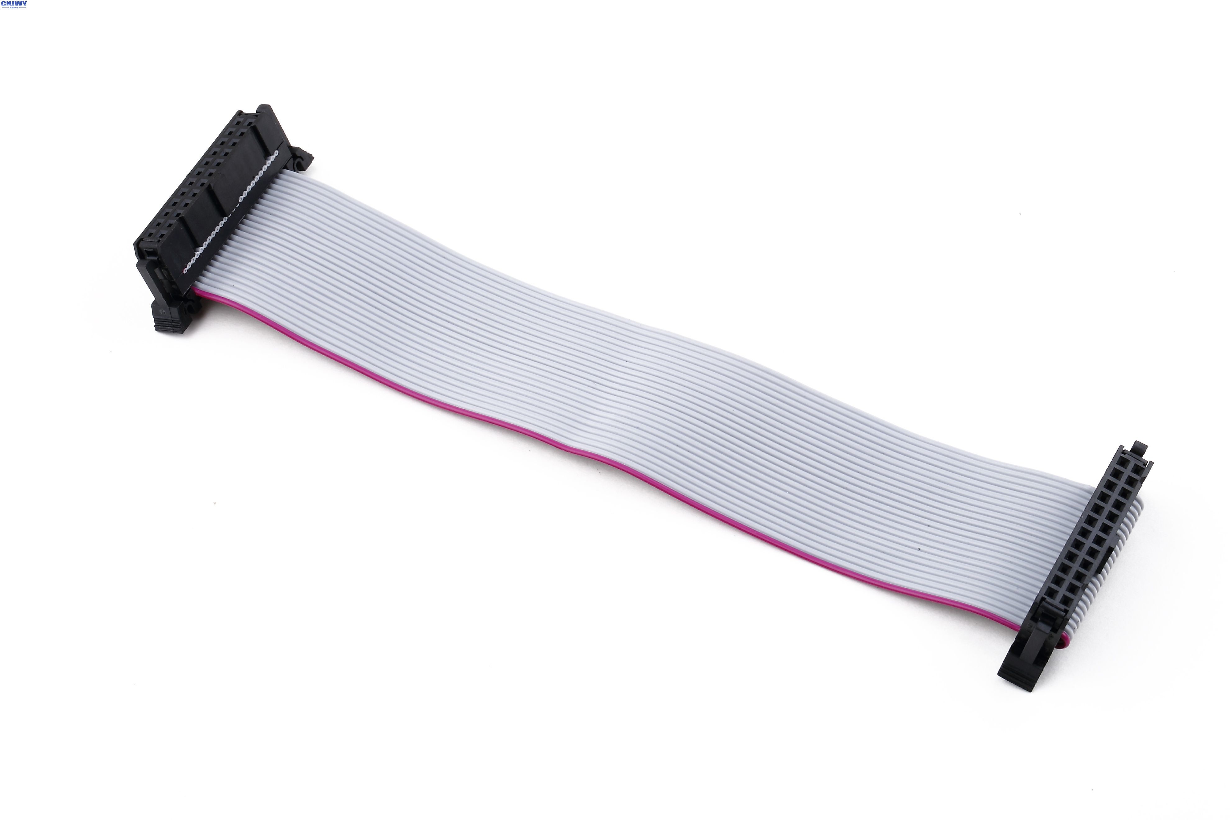 2.54mm Pitch Flat Ribbon Cable Assembly Assembly With Butterfly Hook ...
