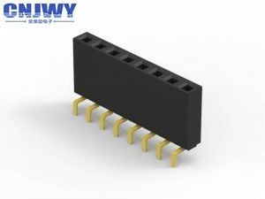 2.54mm Pitch Through Hole Female Header Connector For Motherboard