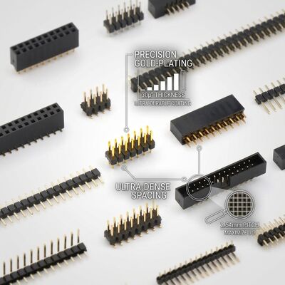 Elevated Stacking Dual Row Male Pin Header Connector 2.54mm Pitch Extended Height PCB Board Spacer